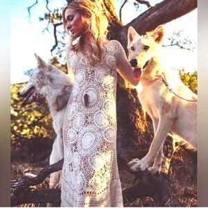 Spell Margarita crotchet dress